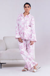 Urban Cut 2 Piece PJ Suit- Cotton Comfy Flannel ( Shirt + Trouser)